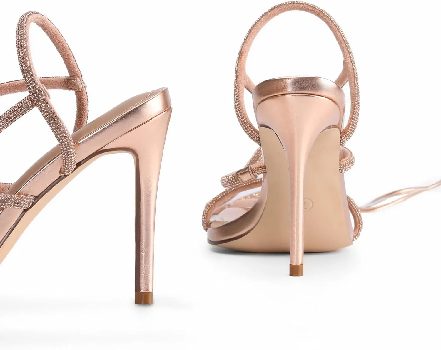 DREAM PAIRS High Heels Stilettos for Women - Strappy Gladiator Sexy Square Toe Open Toe Dressy Pumps Sandals