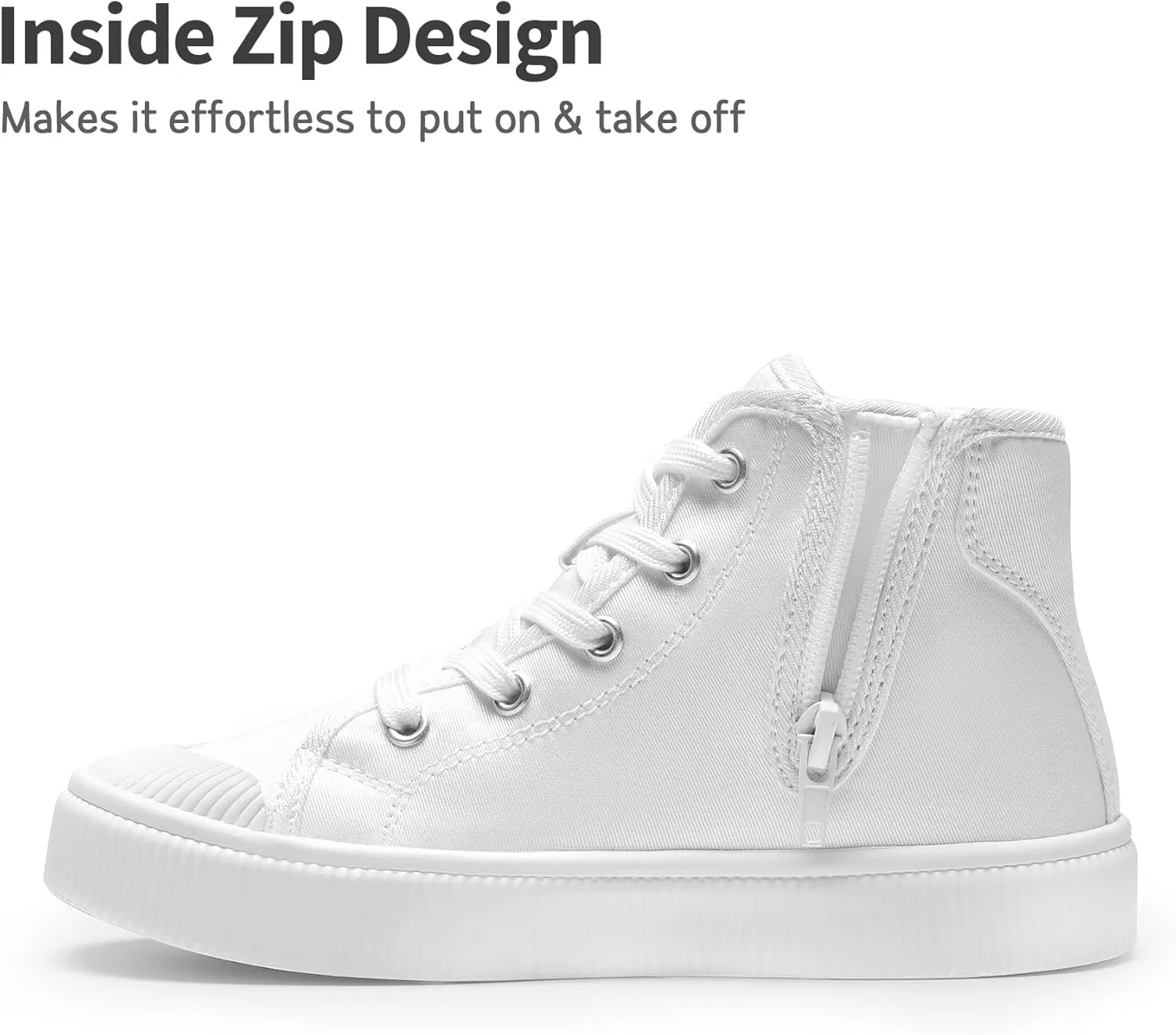 DREAM PAIRS Kids Sneakers Little Boys Girls High Top Canvas Shoes LilLegends CourtStar Casual Walking Shoes
