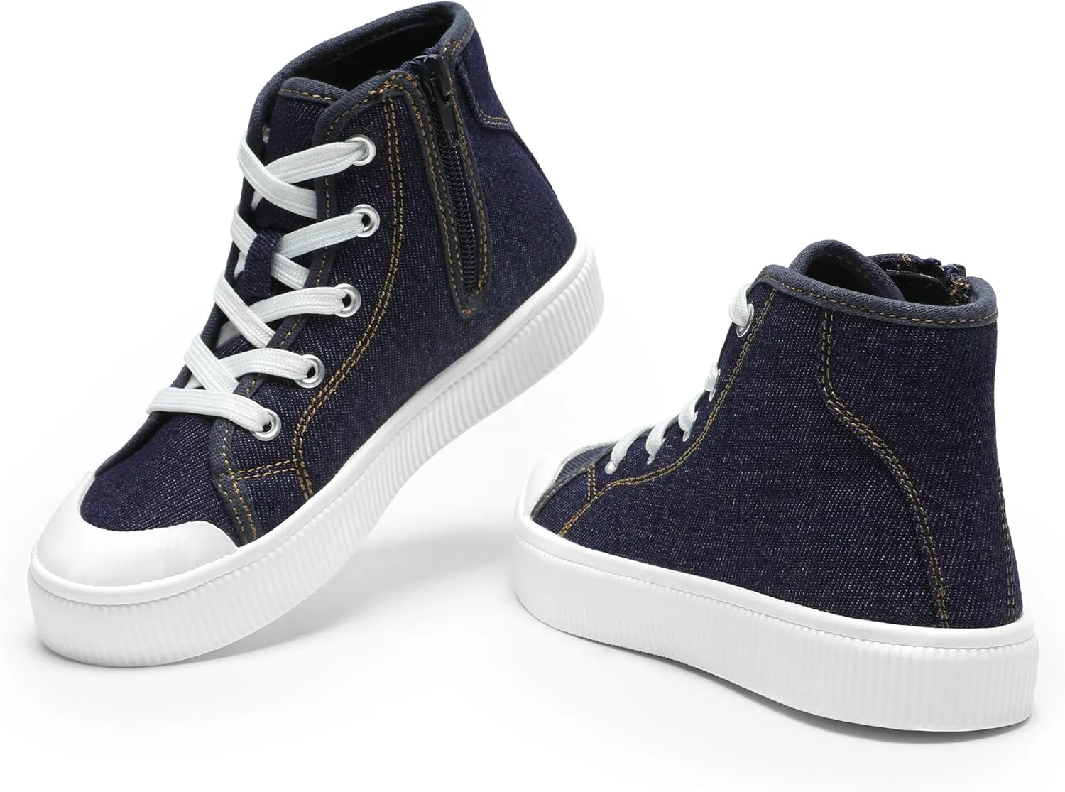 DREAM PAIRS Kids Sneakers Little Boys Girls High Top Canvas Shoes LilLegends CourtStar Casual Walking Shoes