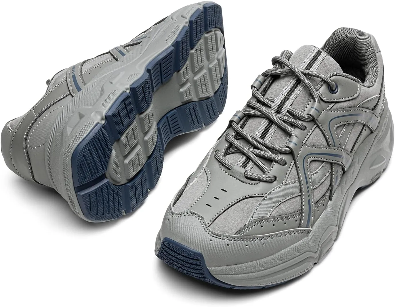 DREAM PAIRS Men's Retro Fashion Sneakers Cam Classic Y2K Chunky Comfortable Casual Lifestyle Walking Tennis Shoes