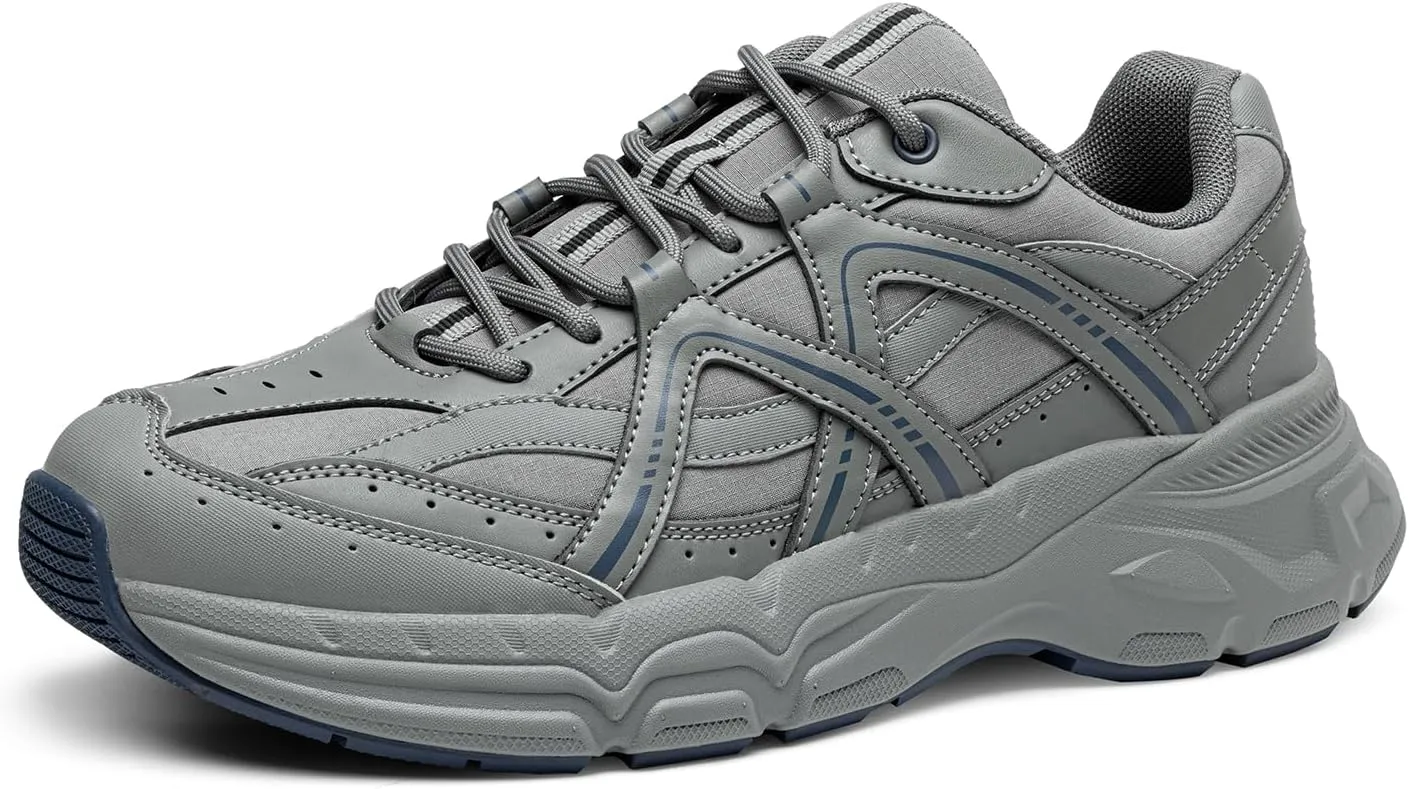 DREAM PAIRS Men's Retro Fashion Sneakers Cam Classic Y2K Chunky Comfortable Casual Lifestyle Walking Tennis Shoes