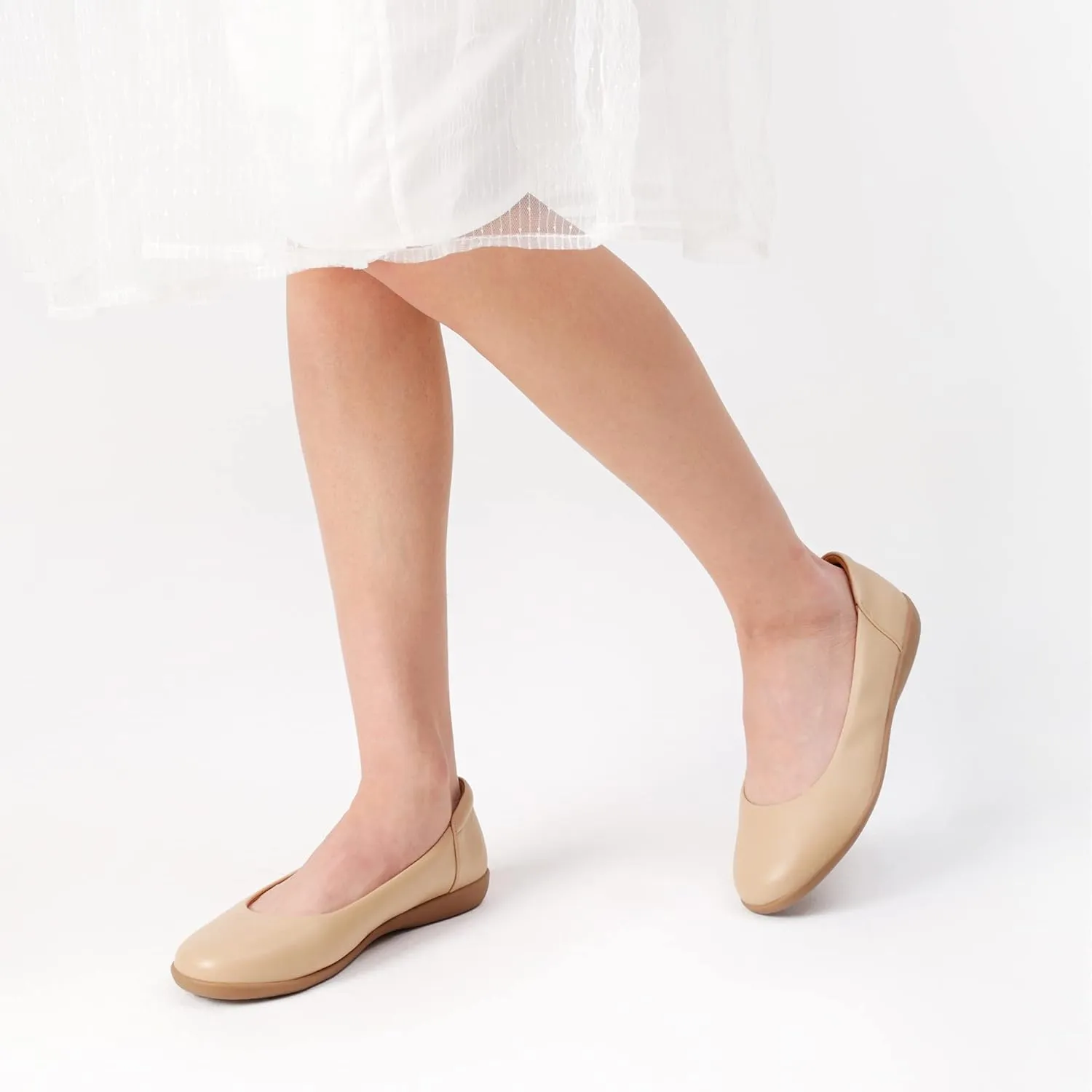 DREAM PAIRS Women’s Comfortable Ballet Dressy Work Flats, Round Toe Slip on Office Shoes