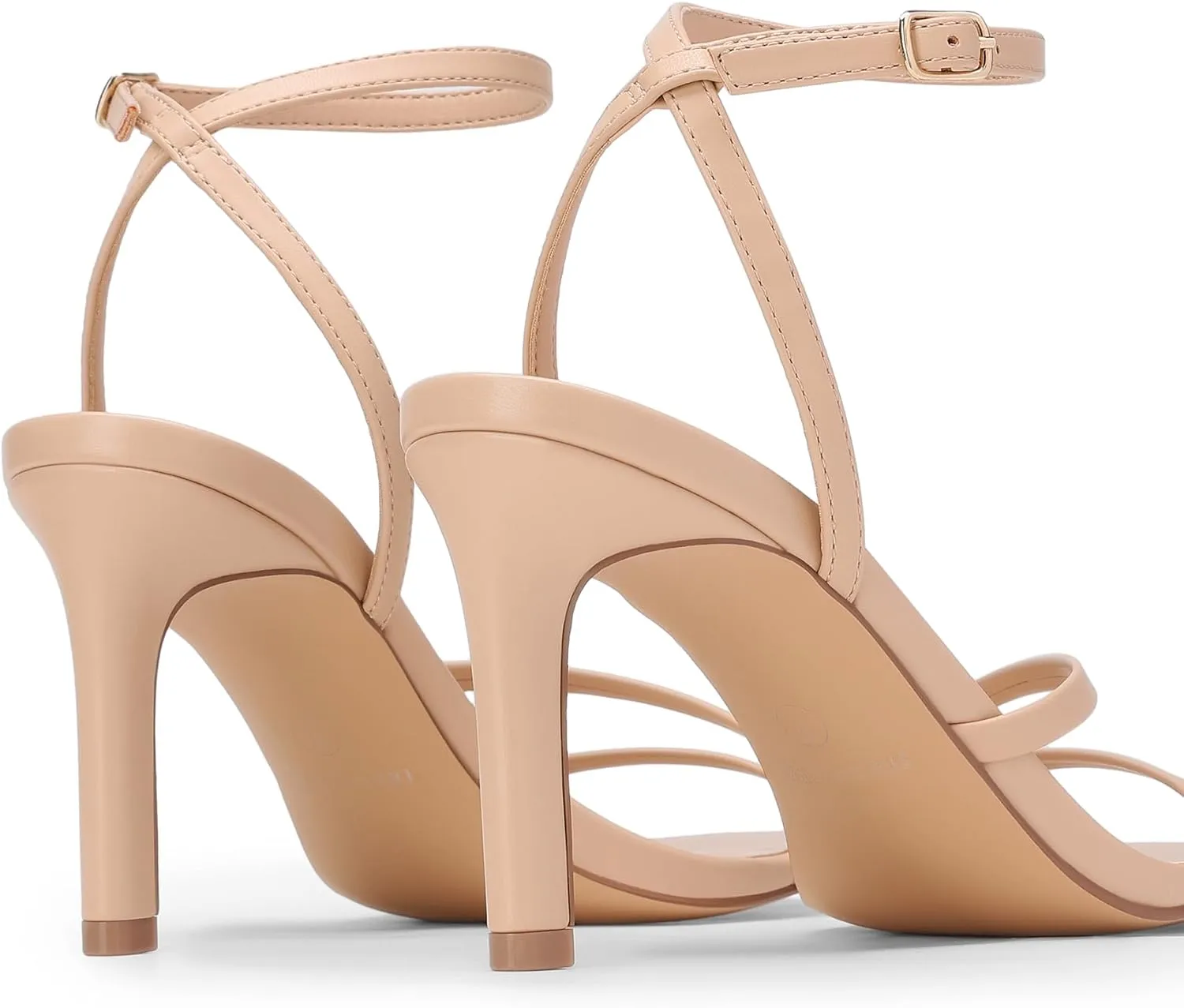 DREAM PAIRS Women’s High Stilettos Heels Open Toe Square Sandals Ankle Strap Pumps Sexy Comfort Strappy Dress Shoes Party Wedding Heeled Sandals