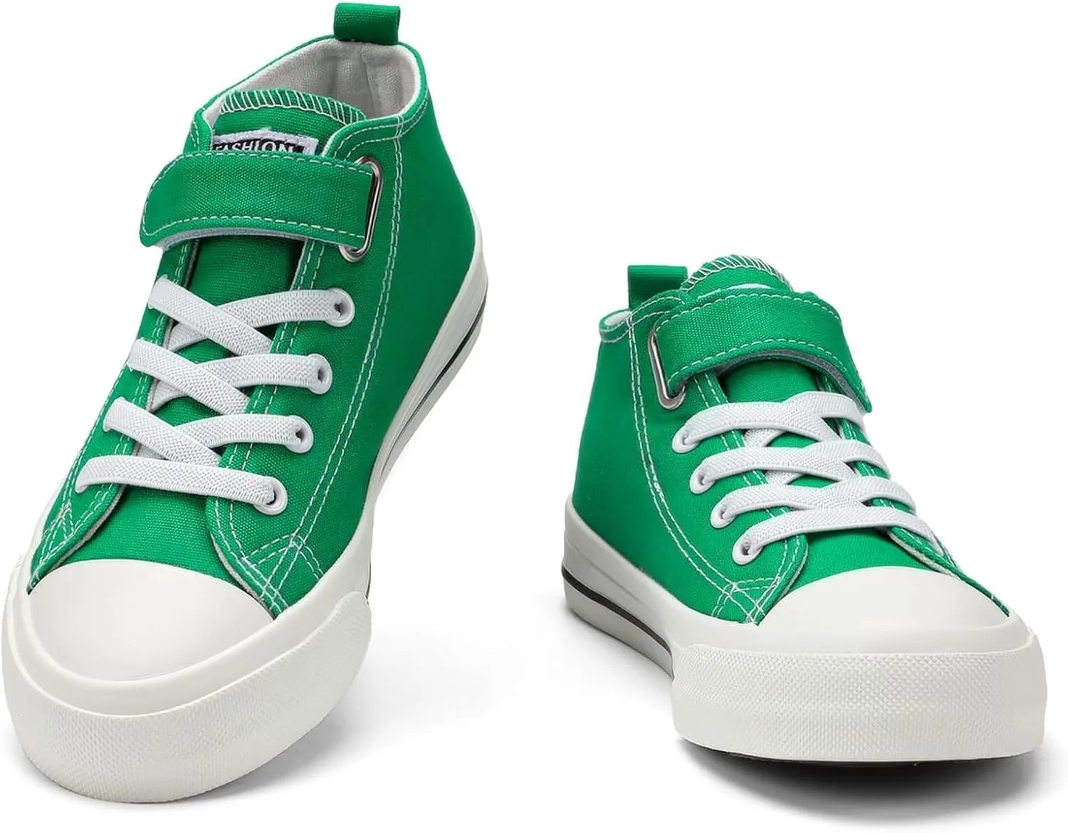 DSWED Toddler Little Kid Sneakers Boys and Girls Canvas Shoes High Top Casual Lightweight Classic Adjustable Strap Sneakers