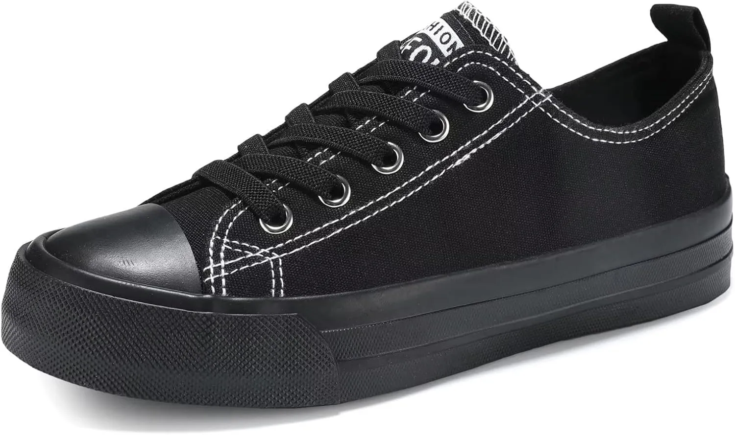 DSWED Toddler Little Kid Sneakers Boys Girls Canvas Shoes Classic Cotton Expandable No Tie Laces Slip On Sneakers