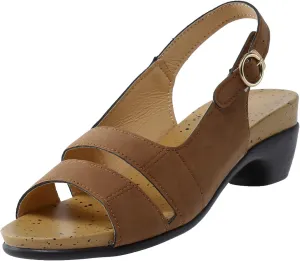 Eduavar Women's Dressy Fashion Sandals - Leopard Print Wedge Open Toe Flat