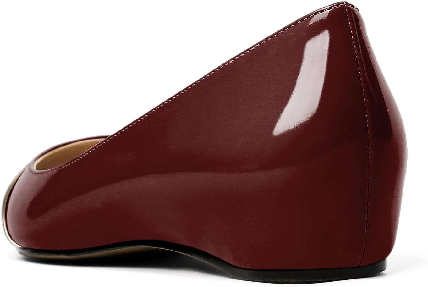 Eldof Flats Shoes Women Comfortable Pointed Toe Slip On Loafer Flats Pumps for Office Casual Dressy