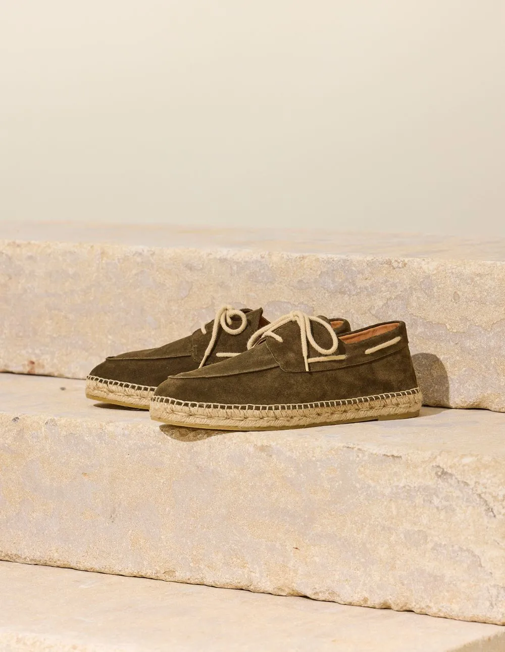 Espadrilles Matteo - Suède kaki