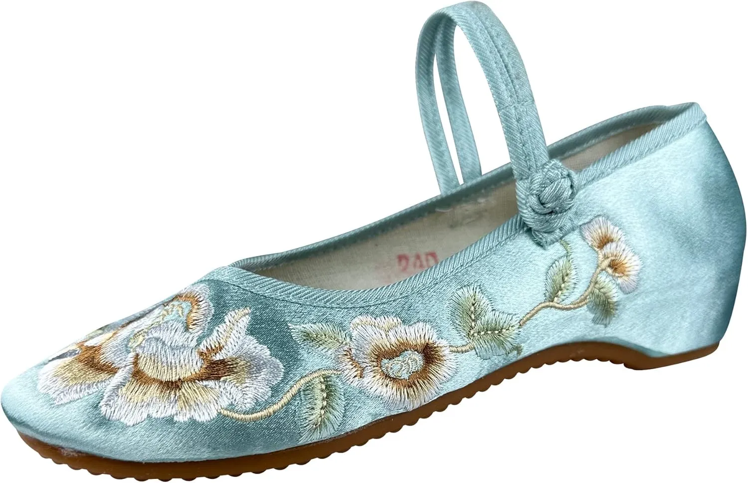eYLun Women Chinese Embroidered Shoes Flower Flat Round Toe Mary Jane Ballet Shoes Slip On Shoes