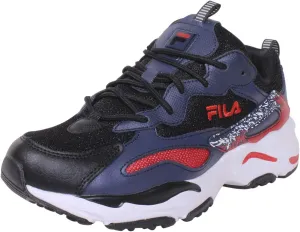 Fila Men's Ray-Tracer-2 Sneakers Black/White/DSBL Sz: 8.5 1RM01230
