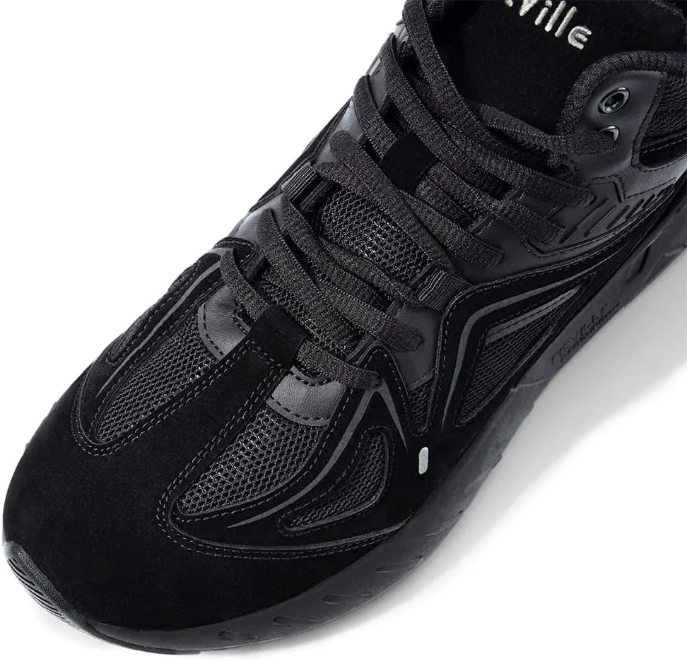 FitVille Wide Basketball Shoes for Men with Flat Feet Extra Wide High-top Sneakers with Ankle Support