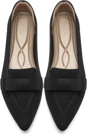 Flats for Women Pointed Toe Ballet Flats Shoes Mesh Breathable Comfortable Dressy Casual Slip On Ballerina Walking Flats