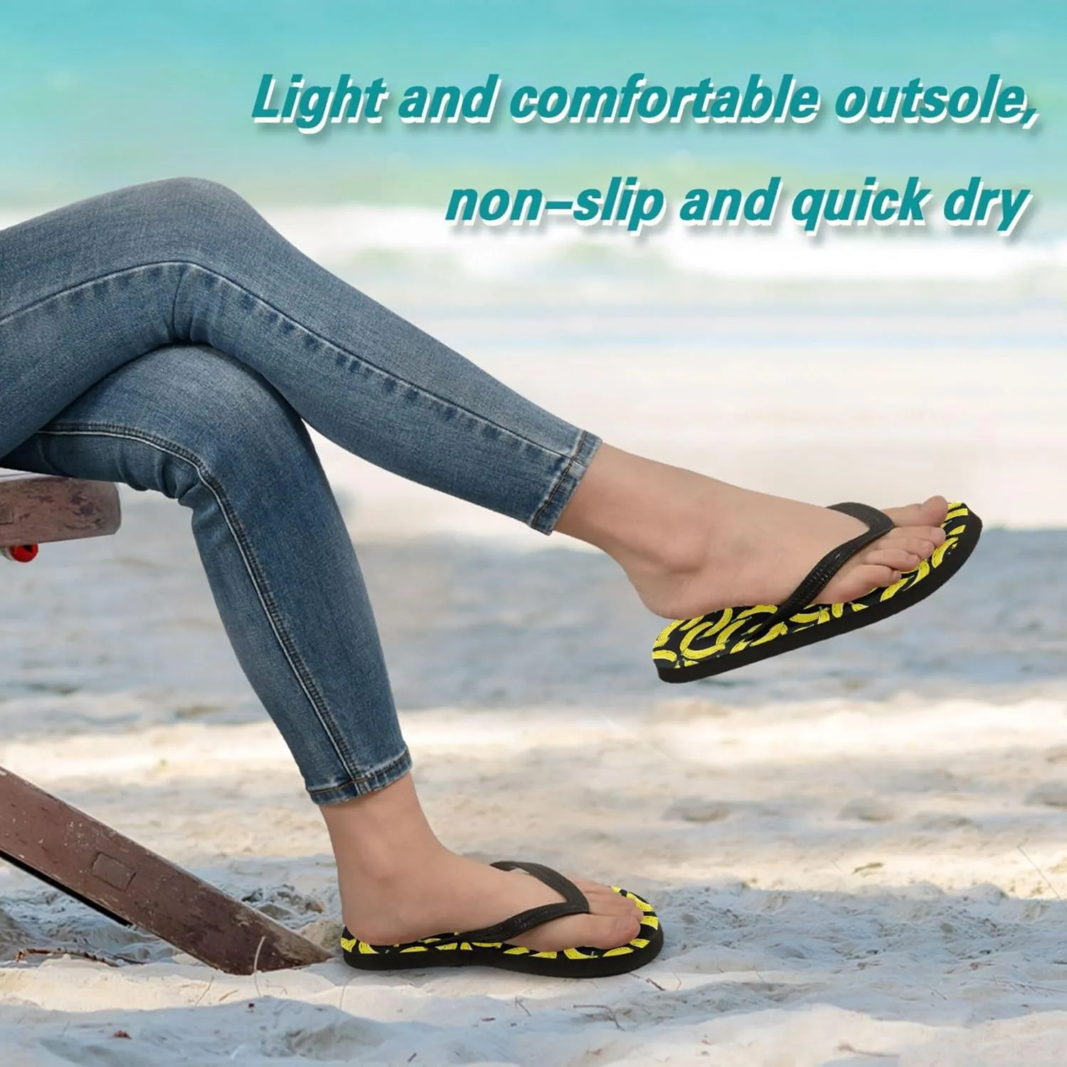 Flip Flops for Men Women Summer Sandals Bathroom Shower Shoes