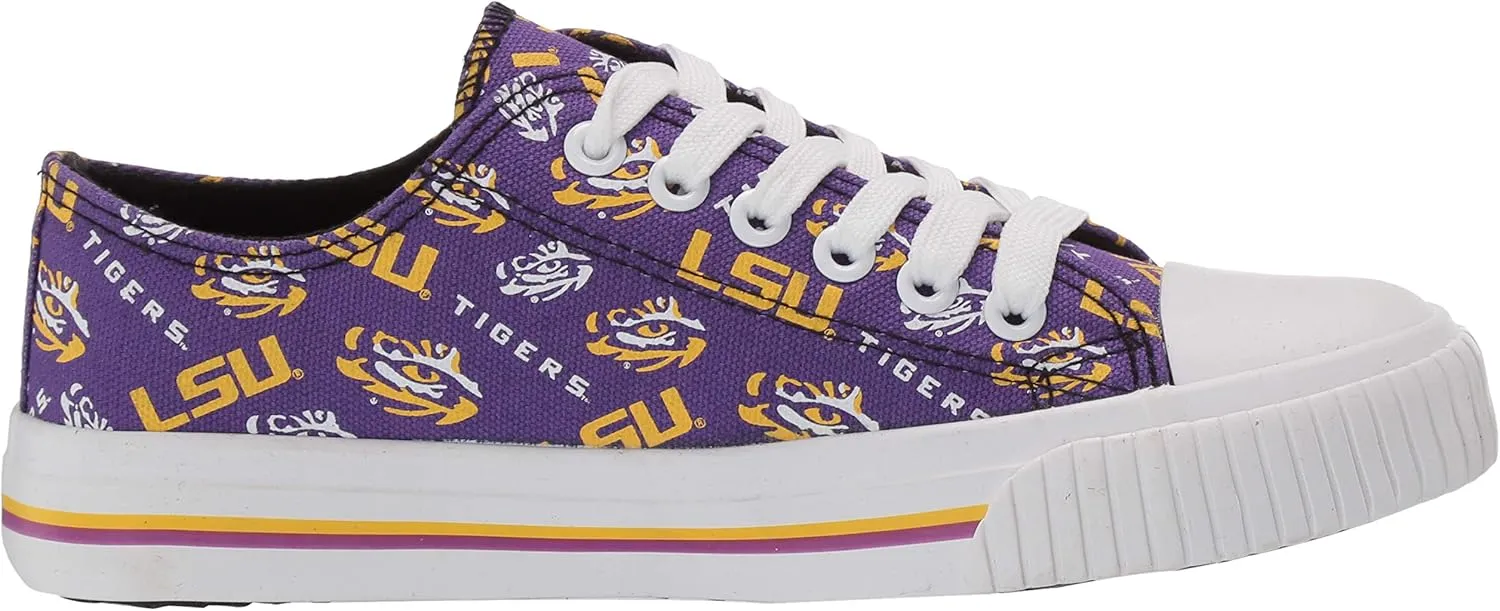 FOCO NFL womens Nfl Team Logo Ladies Fashion Low Top Canvas Sneakers Shoes