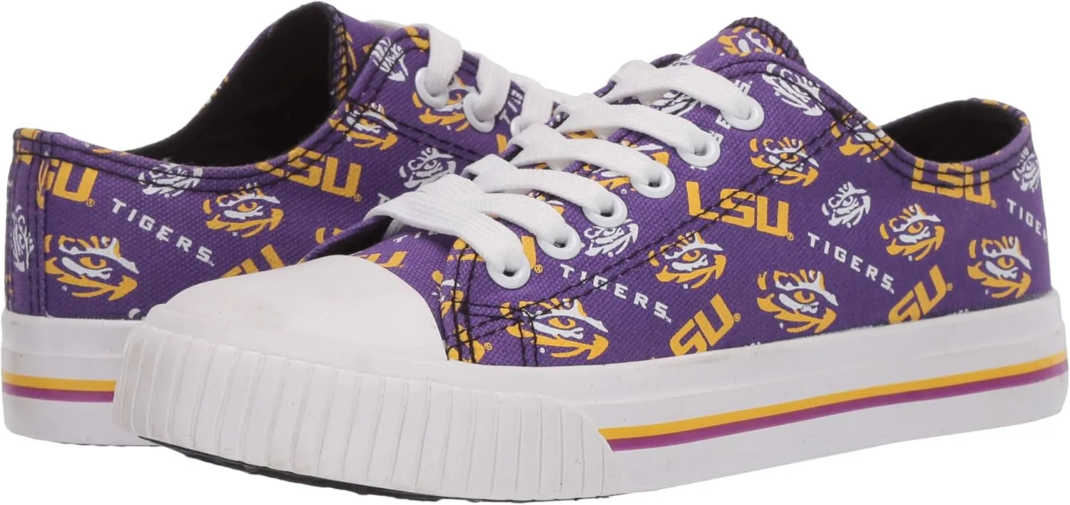 FOCO NFL womens Nfl Team Logo Ladies Fashion Low Top Canvas Sneakers Shoes