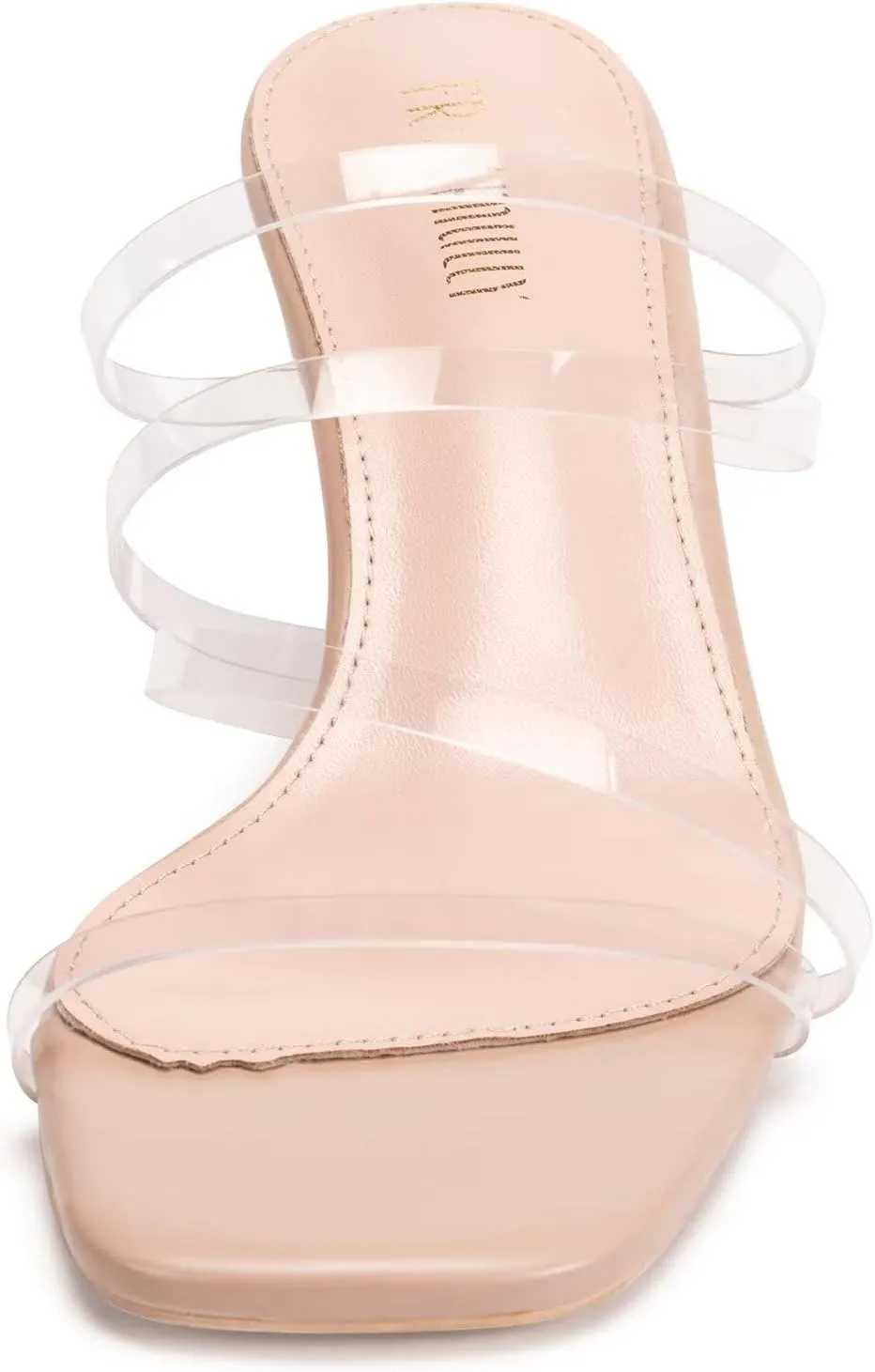 Frank Mully Women's Strappy Heels Comfortable Kitten-Heels Sandals Square Open Toe Cute Wedding Party Evening Prom Dress Pump Sandals Shoes