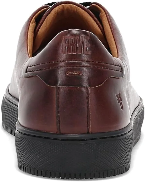 Frye Astor Low Lace Sneakers for Men Crafted from Leather with Artisanal Hand-Tacking Details, Cushioned Poron Footbeds, Padded Collar and Tongue, and Waxed Cotton Laces