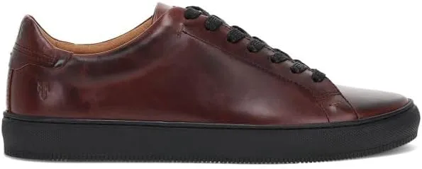 Frye Astor Low Lace Sneakers for Men Crafted from Leather with Artisanal Hand-Tacking Details, Cushioned Poron Footbeds, Padded Collar and Tongue, and Waxed Cotton Laces