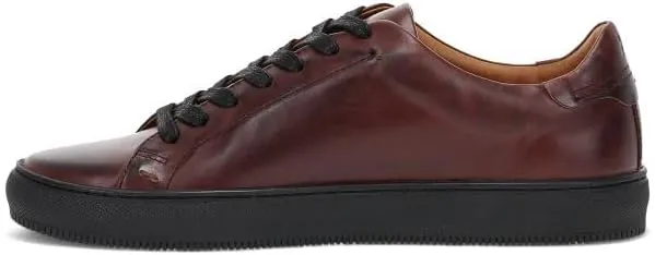 Frye Astor Low Lace Sneakers for Men Crafted from Leather with Artisanal Hand-Tacking Details, Cushioned Poron Footbeds, Padded Collar and Tongue, and Waxed Cotton Laces