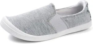 FUNKYMONKEY Shoes for Women, Comfort Low Top Canvas Slip On Sneakers Classic Casual Walking Shoes