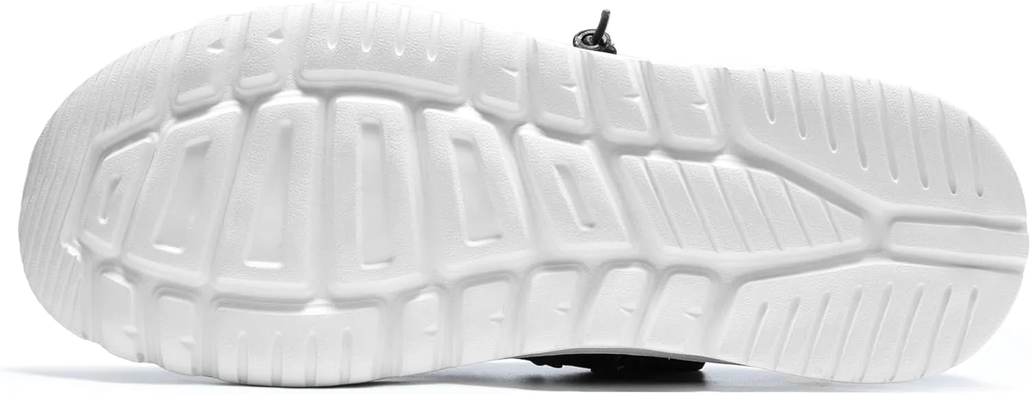 Furuian Comfortable Steel Toe Shoes Men Slip On Walking Sneakers Lightweight Safety Work Shoes