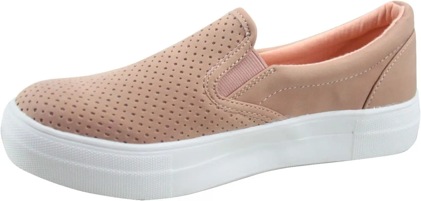 FZ-Hike-s Women's Slip On Double Layer Foam Padded Cushion Fashion Sneakers Shoes