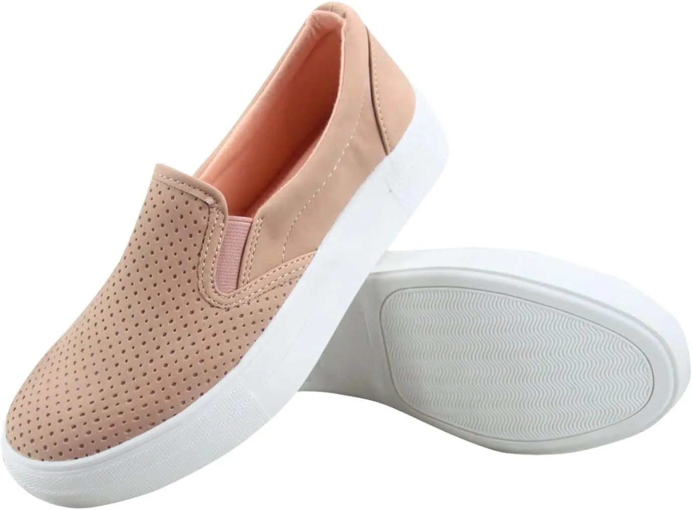 FZ-Hike-s Women's Slip On Double Layer Foam Padded Cushion Fashion Sneakers Shoes