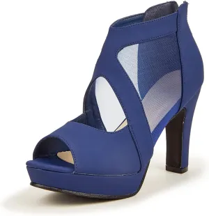 GATUXUS Open Toe Women's Platform Chunky High Heel Sandals Shoes Sexy Heels Strappy Sandals