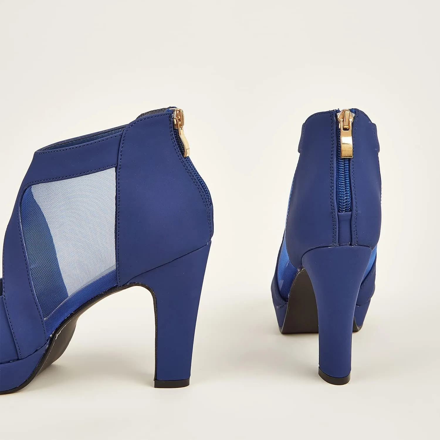 GATUXUS Open Toe Women's Platform Chunky High Heel Sandals Shoes Sexy Heels Strappy Sandals