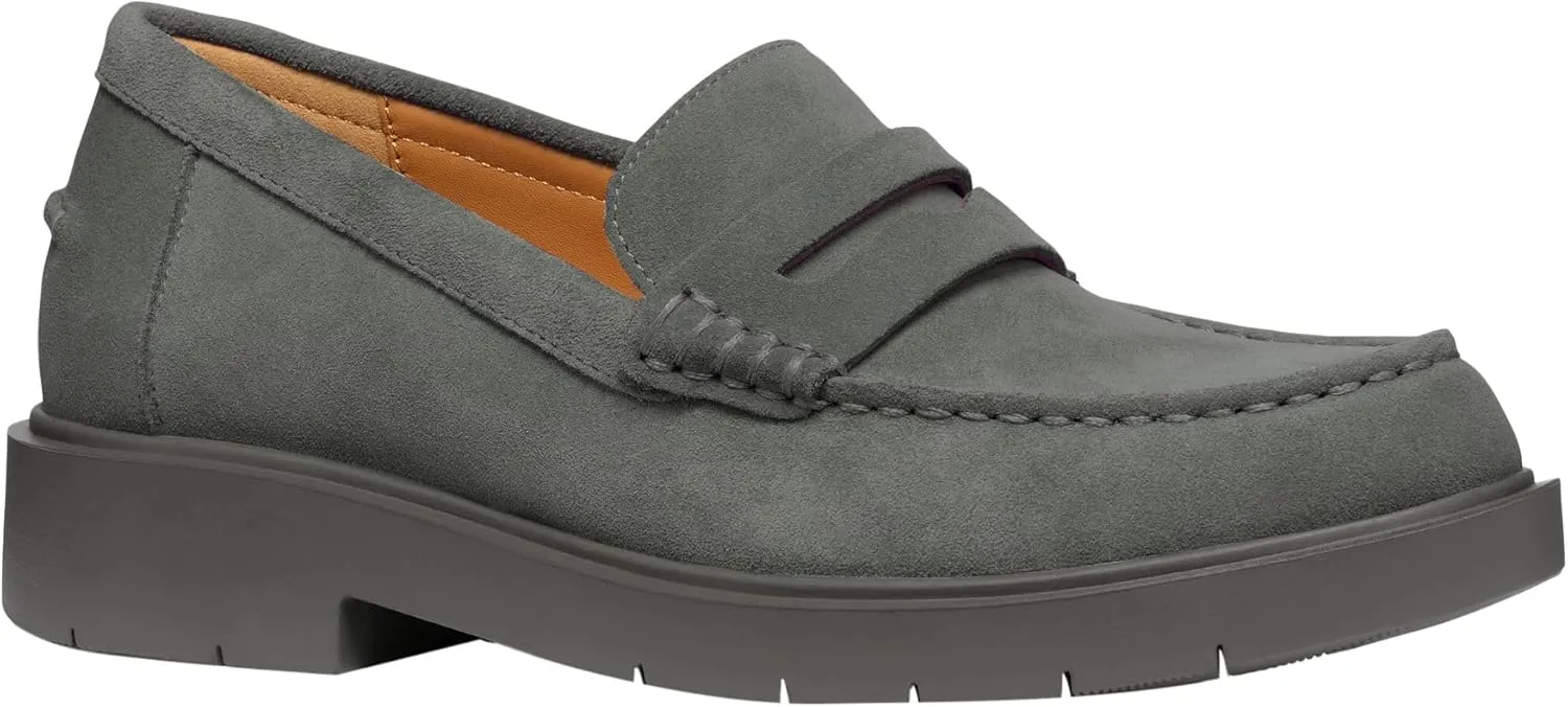 GEOX Women's D Arlara Loafers, Sage, 6.5 US