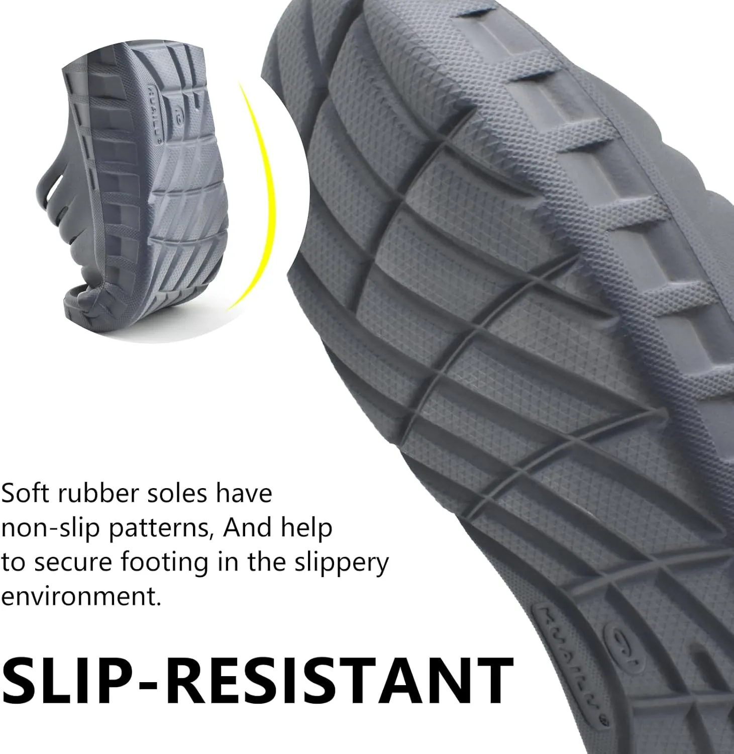 GPOS Mens Sport Recovery Sandals Plantar Fasciitis Thick Cushion Slides Sandals Lightweight Comfort Orthotic Slippers