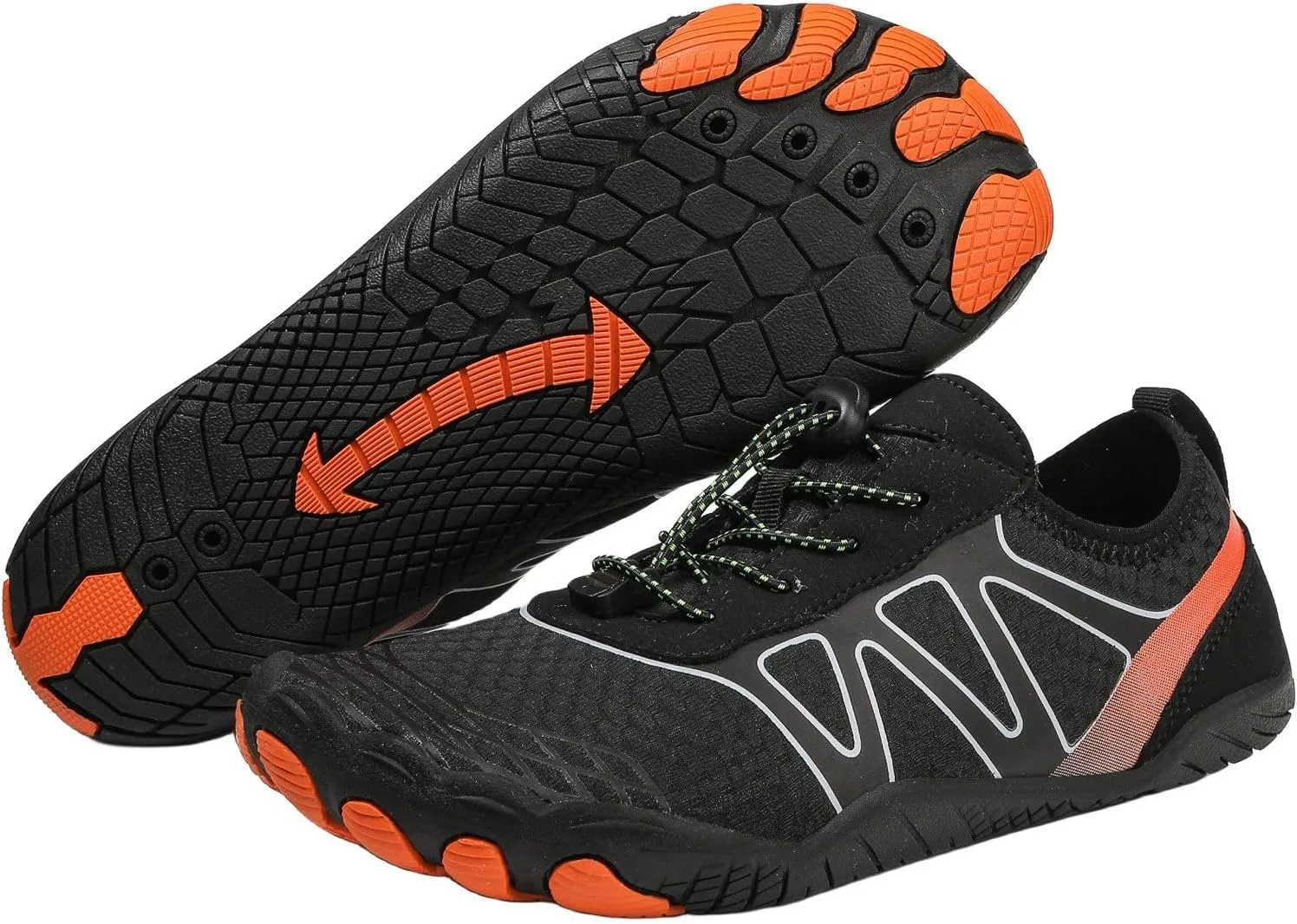 Grounding Shoes for Women Summer Quick Dry Non-Slip Athletic Hiking Shoes Round Toe Barefoot Footwear Beach Pool Aqua Surf Swim Outdoor Casual Walking Shoe Sneaker