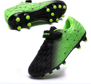 Hanani Boys Soccer Cleats Kids Girls FG/AG Soccer Athletics Sport Shoes Training Shoes Running Shoes Teenager Indoor Outdoor Football Shoes Sneakers for Unisex