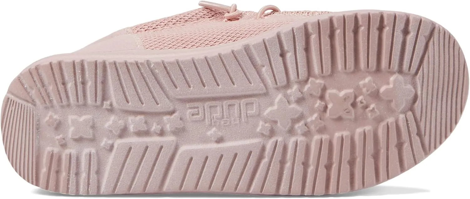 Hey Dude Girl's Wendy Youth Linen Grey Multiple | Girl’s Shoes | Girl’s Lace Up Loafers | Comfortable & Light-Weight