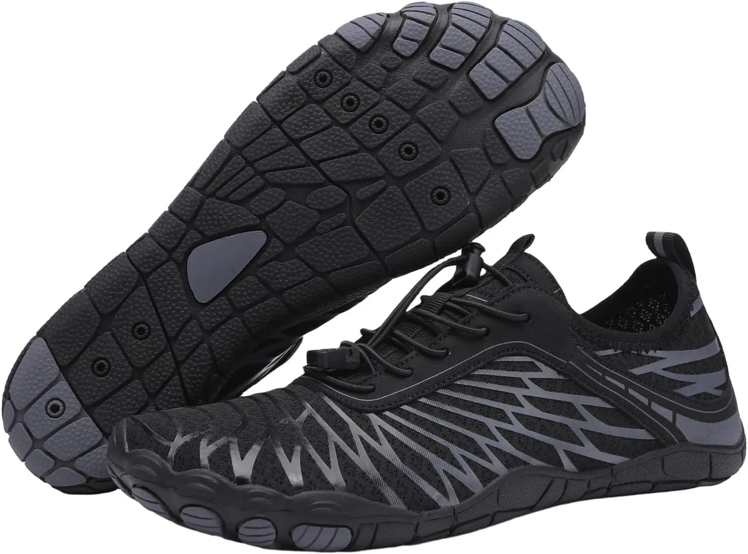 Hike Barefoot Shoes for Women Men Waterproof Trail Running Healthy & Non-Slip Barefoot Shoes Beach Pool Aqua Swim Surf Hiking Walking Footwear with Wide Toe Box