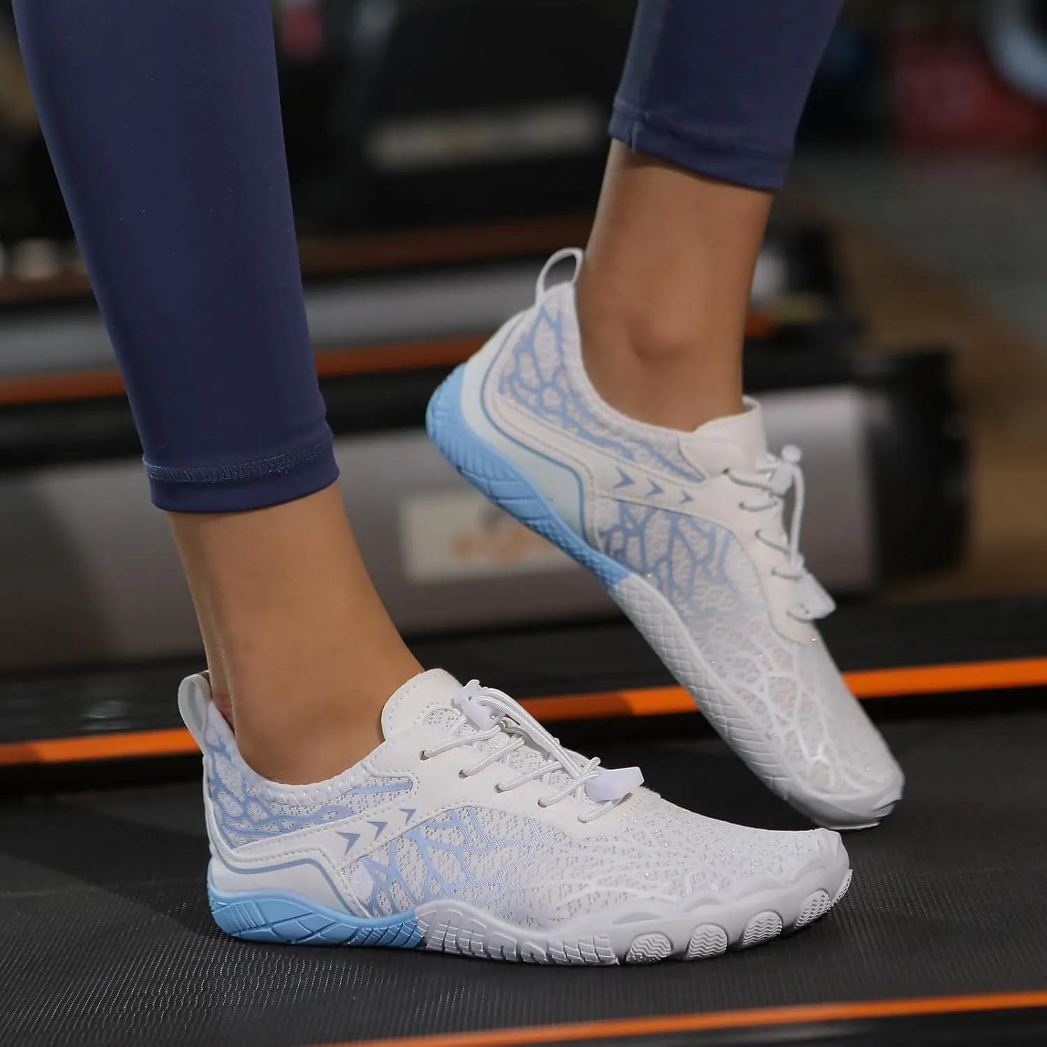 Hiking Footwear Barefoot Shoes Women Men, Pro Barefoot Shoes with Wide Toe Box Healthy & Non-Slip Breathable Beach Water Shoe Lightweight Walking Shoe Unisex Running Sneakers