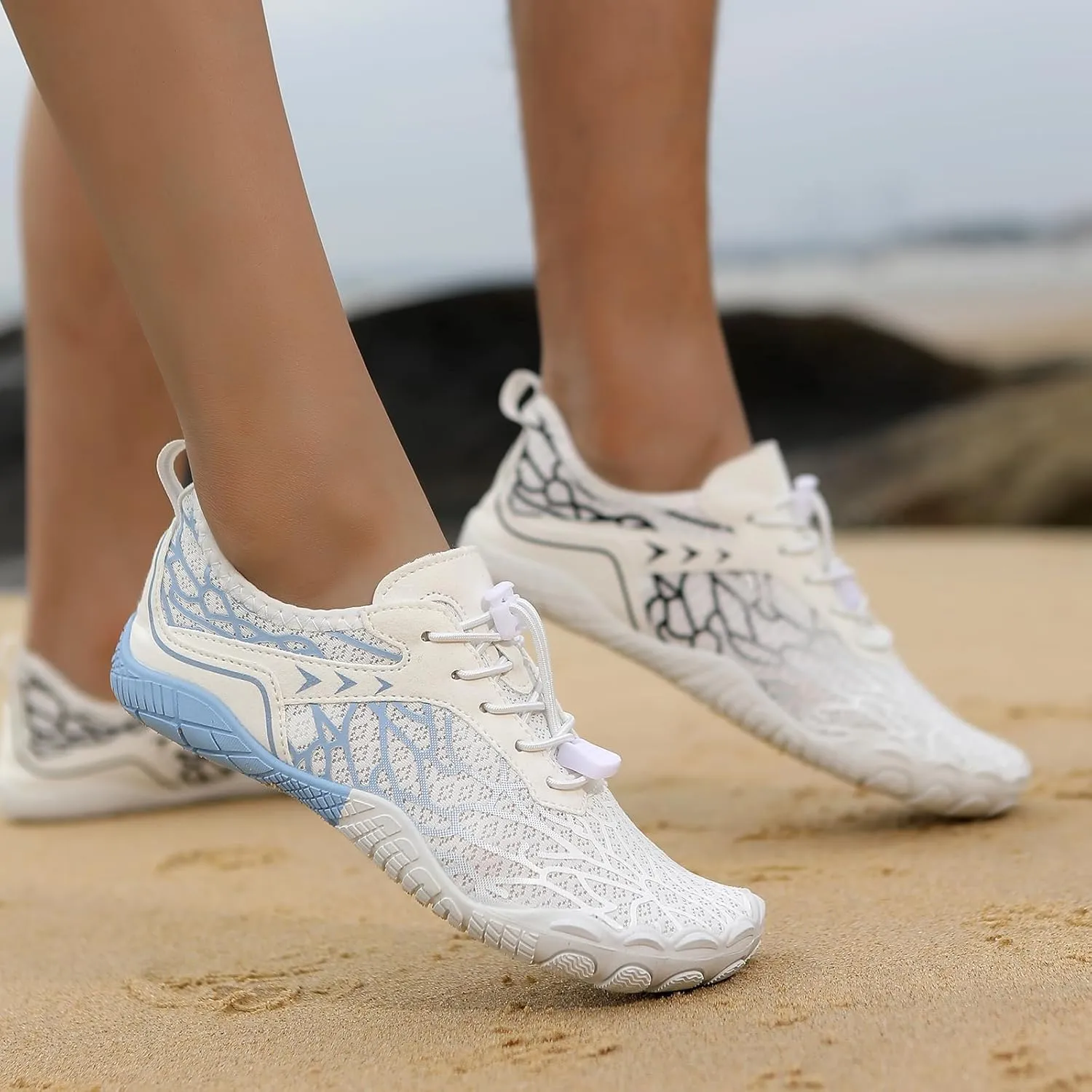 Hiking Footwear Barefoot Shoes Women Men, Pro Barefoot Shoes with Wide Toe Box Healthy & Non-Slip Breathable Beach Water Shoe Lightweight Walking Shoe Unisex Running Sneakers