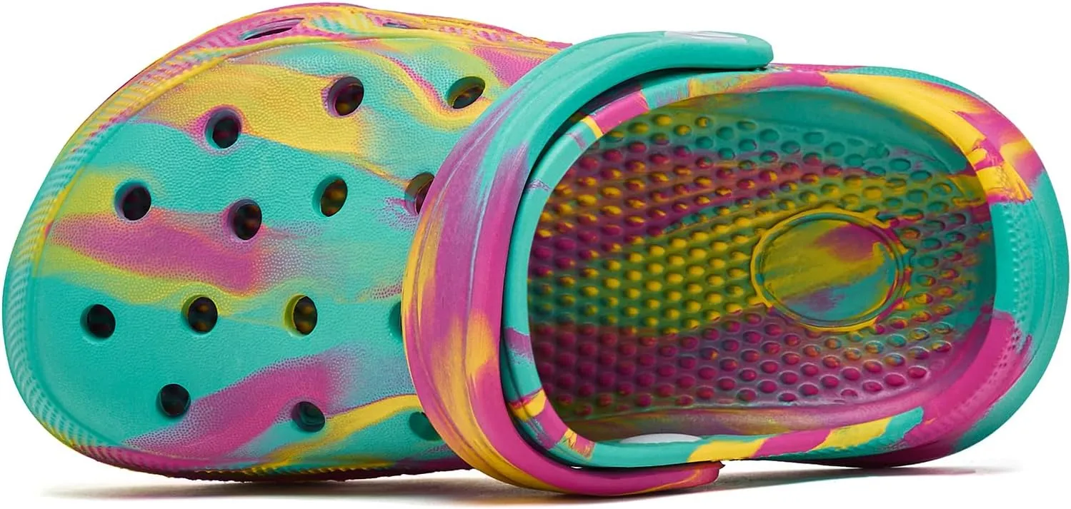 HOBIBEAR Boys Girls Garden Clogs Beach Sandals Kids(Toddler/Little Kids/Big Kids)