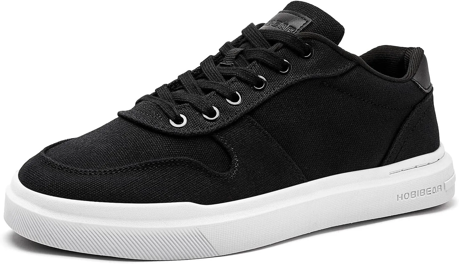 HOBIBEAR Men's Canvas Shoes Classic Low Top Sneakers Casual Walking Shoes
