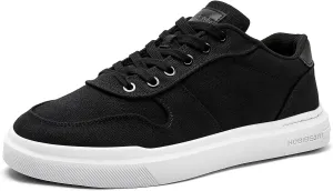 HOBIBEAR Men's Canvas Shoes Classic Low Top Sneakers Casual Walking Shoes