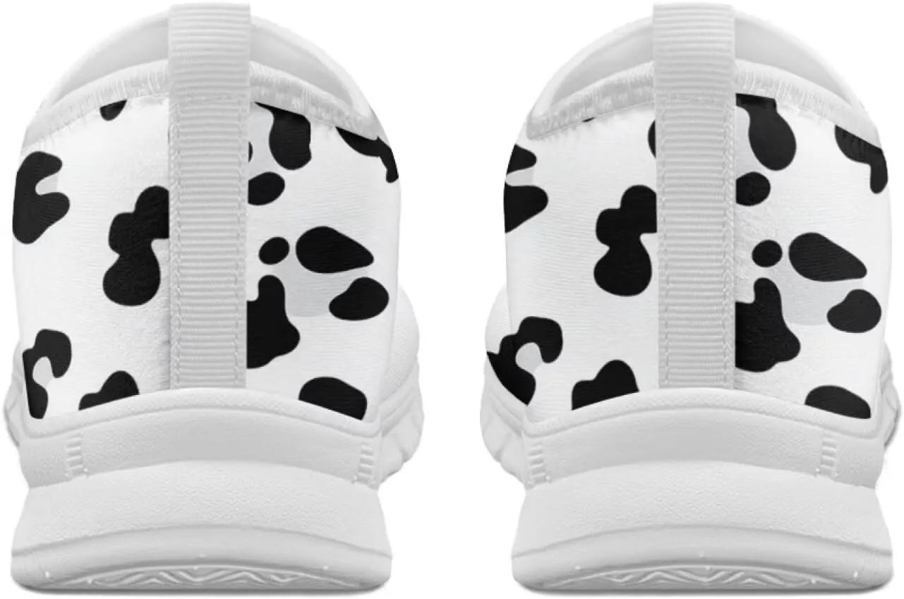 Howilath Animal Print Women's Loafers & Slip-on Running Sneakers Travel Breathable Shoes with Anti-Slip Sole