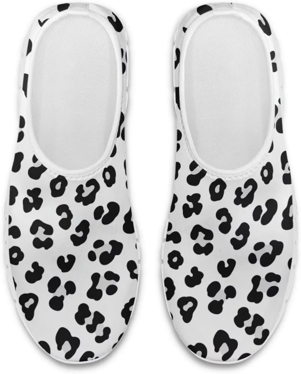 Howilath Animal Print Women's Loafers & Slip-on Running Sneakers Travel Breathable Shoes with Anti-Slip Sole