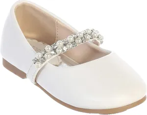 iGirlDress Infant Toddler Girls Straps Flower Girls Shoes (Size 1-8)