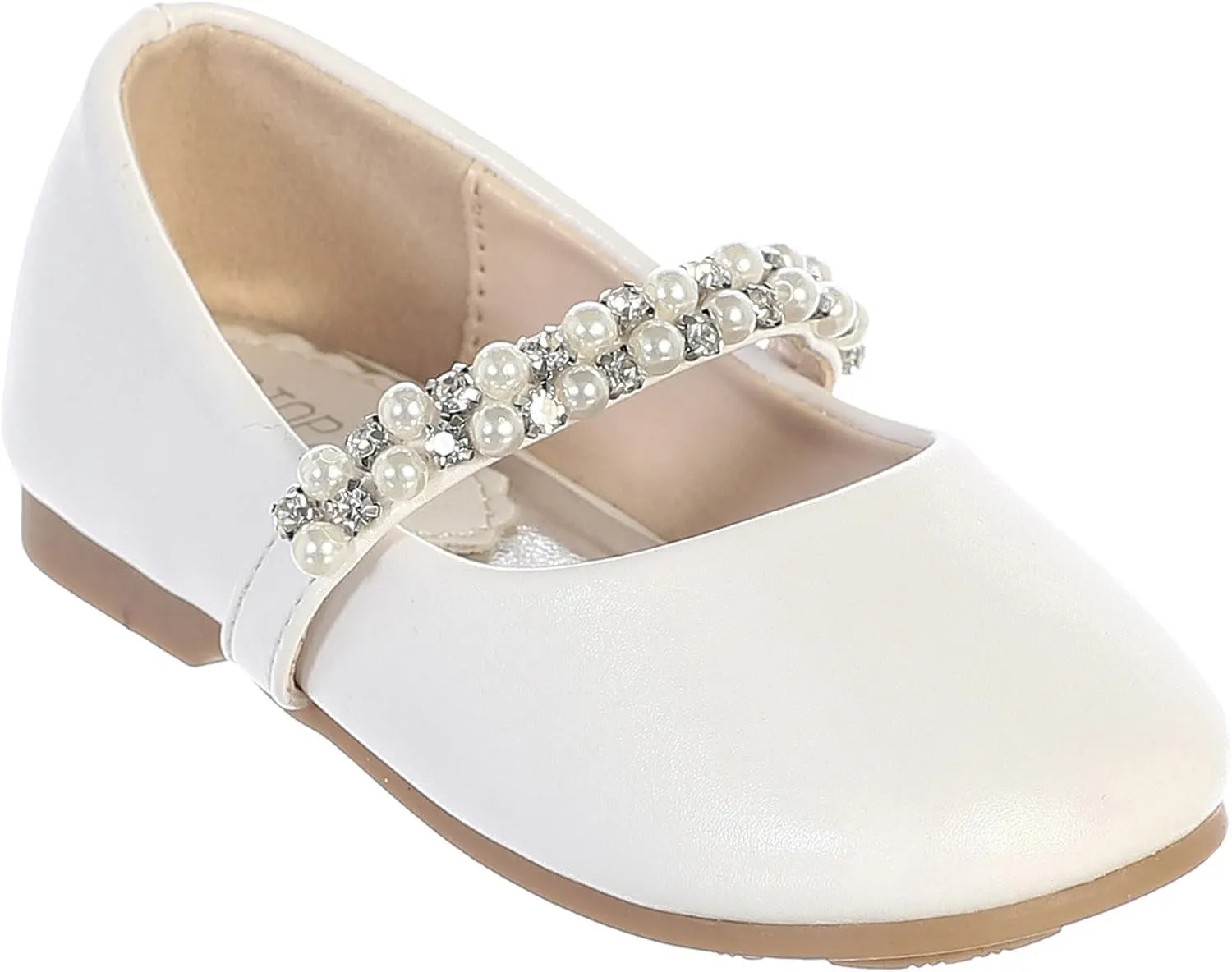 iGirlDress Infant Toddler Girls Straps Flower Girls Shoes (Size 1-8)