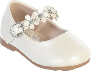 iGirlDress Infant Toddler Girls Straps Flower Girls Shoes (Size 1-8)