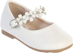 iGirlDress Infant Toddler Girls Straps Flower Girls Shoes (Size 1-8)