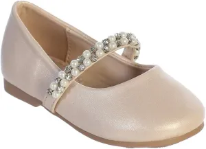 iGirlDress Infant Toddler Girls Straps Flower Girls Shoes (Size 1-8)