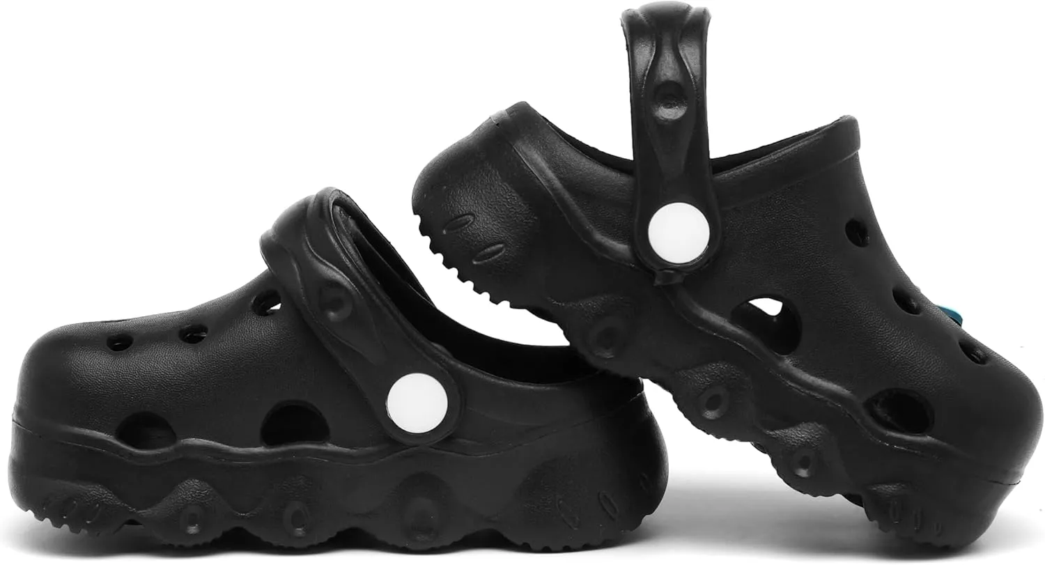 INMINPIN Kids Cute Clogs Cartoon Garden Shoes Boys Girls Slides Slippers Indoor Outdoor Children Water Shower Beach Pool Sandals