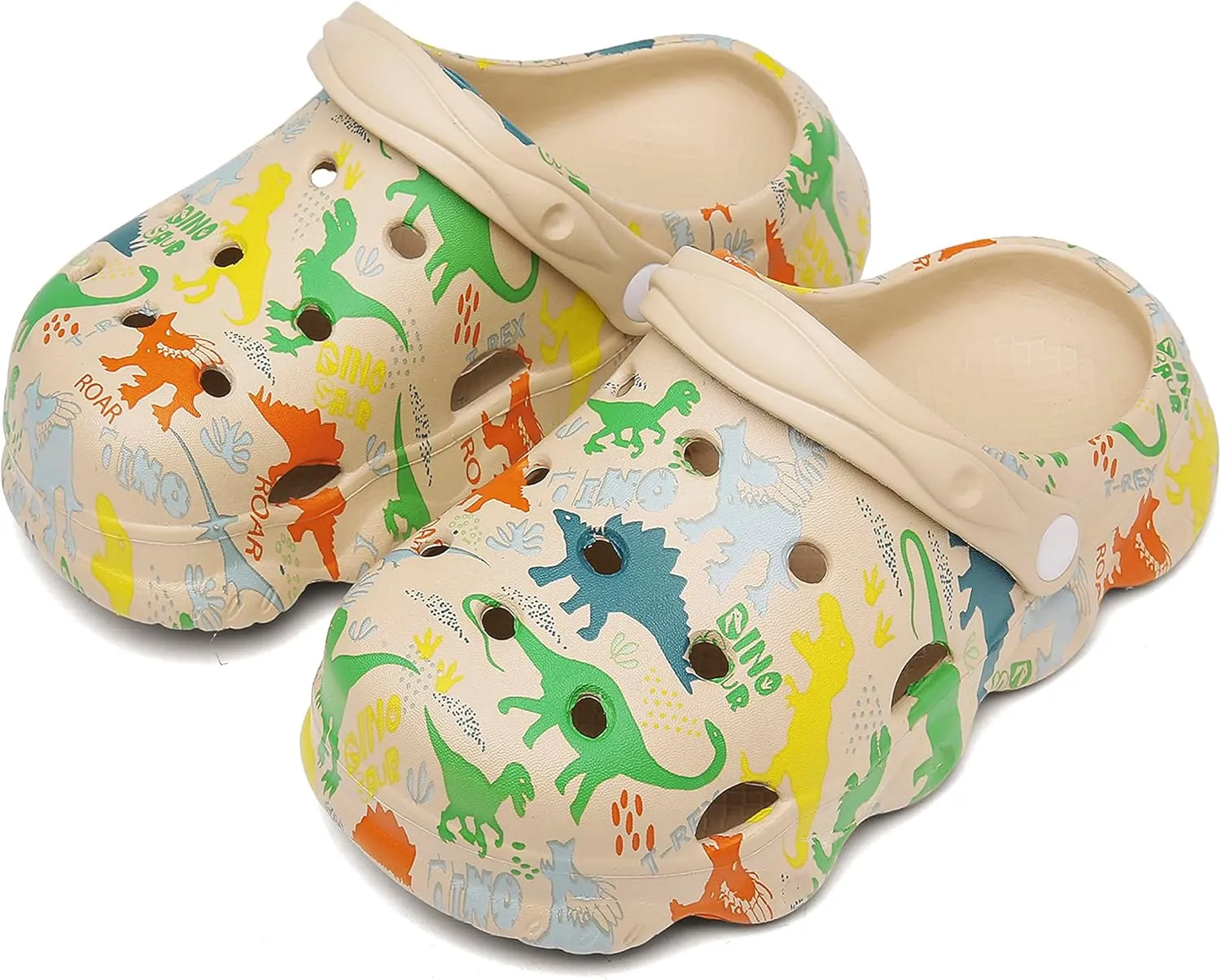 INMINPIN Kids Cute Clogs Cartoon Garden Shoes Boys Girls Slides Slippers Indoor Outdoor Children Water Shower Beach Pool Sandals