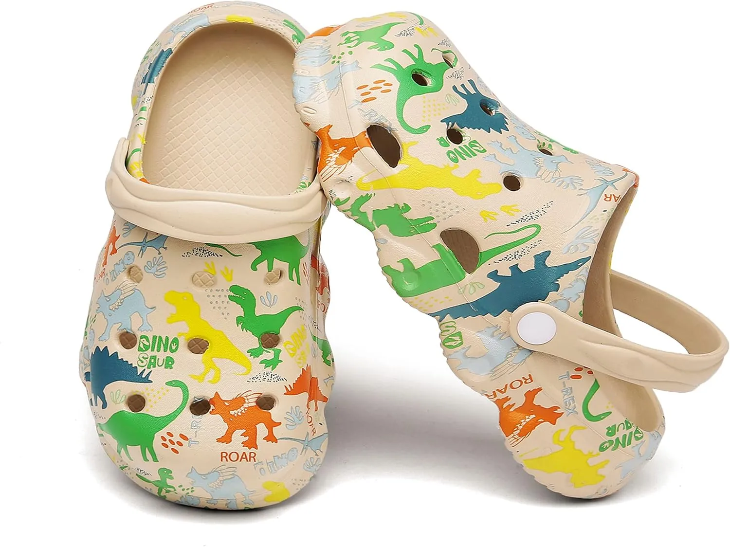 INMINPIN Kids Cute Clogs Cartoon Garden Shoes Boys Girls Slides Slippers Indoor Outdoor Children Water Shower Beach Pool Sandals